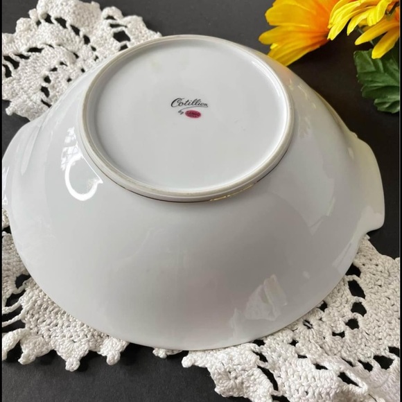 Vintage Cotillion by Sango Japan 9” Serving bowl - Picture 5 of 8